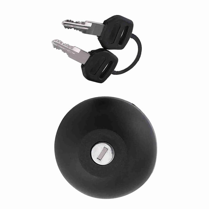 Brandstof Benzine Diesel Afsluitdop Cover met 2 Sleutels voor Renault Master II 19982010 zwart