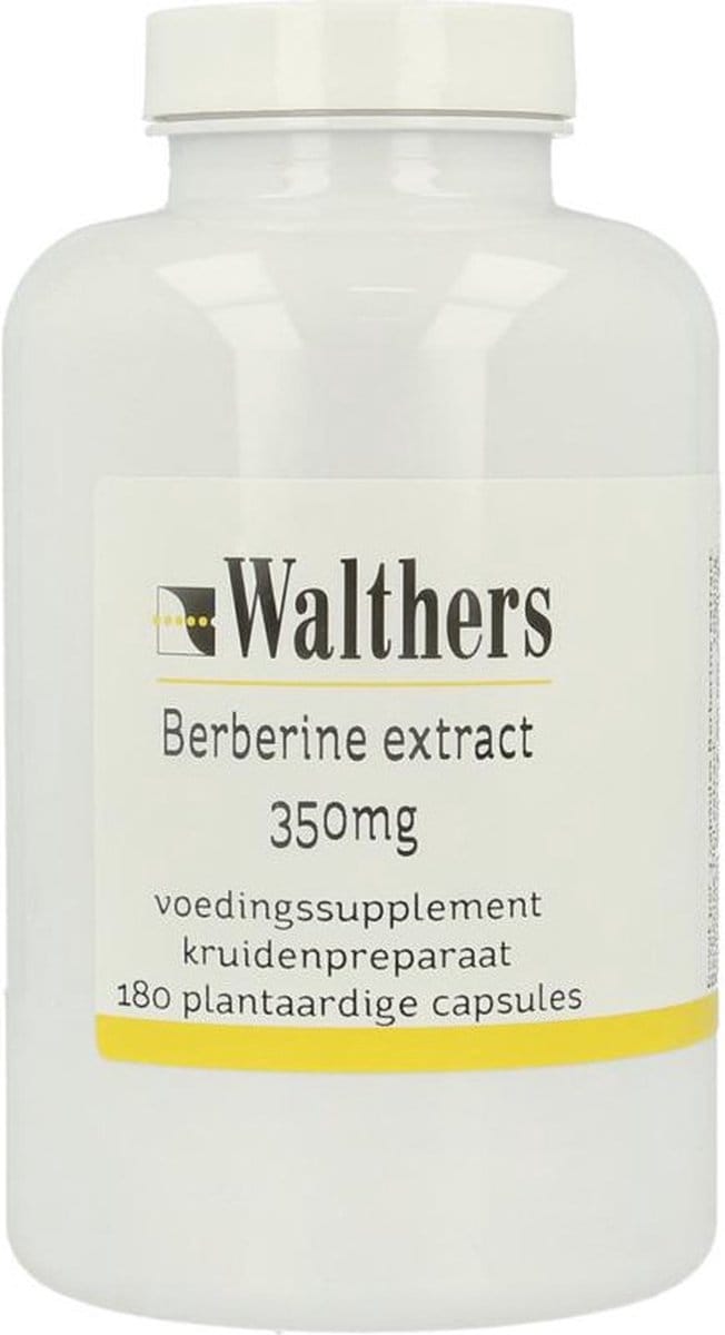 Walthers Berberine extract 350mg 180 Vegetarische capsules