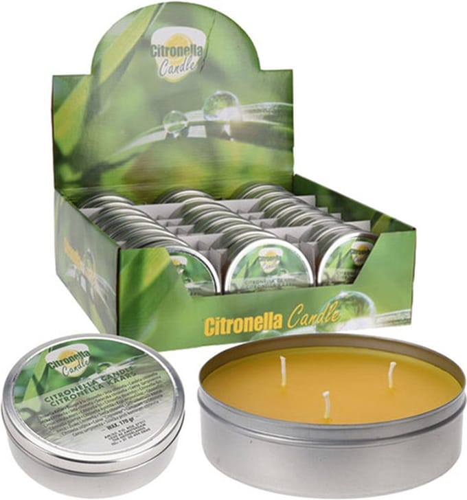Citronella Outdoor 170 grams citronellakaars in blik