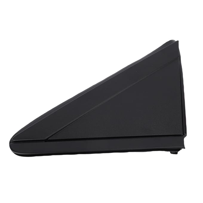 Driehoekige hoekbekleding voor achteruitkijkspiegel, kunststof, stijlvolle look, weerbestendig, vervanging voor Grand black