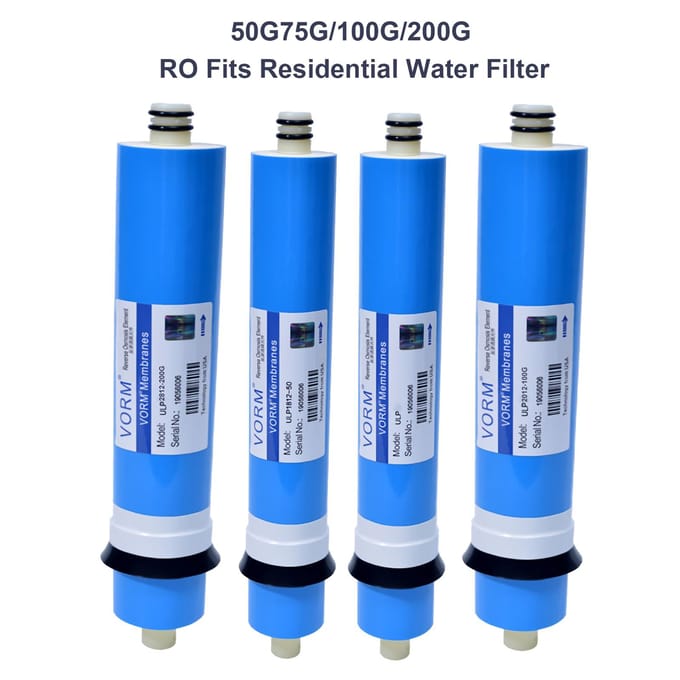 RO Water Omgekeerde Osmose Systeem Membraan Universeel Compatibel Vervangend Waterfilter Drinkwater 100G