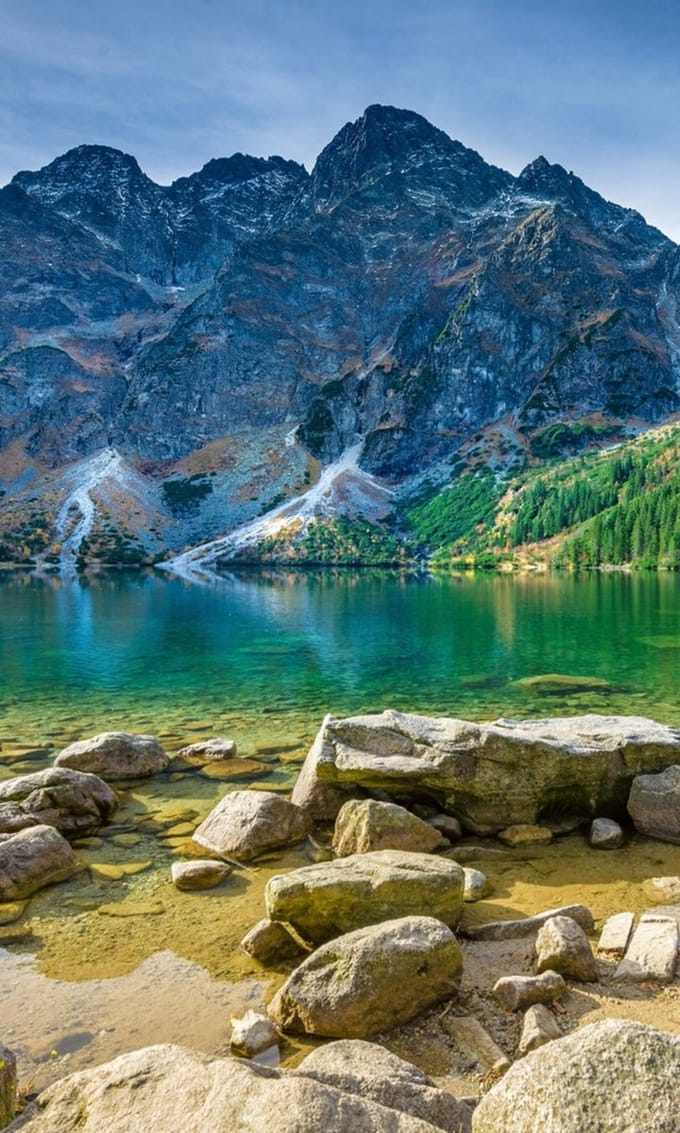 Fotobehang - Tatra Mountains 150x250cm - Vliesbehang
