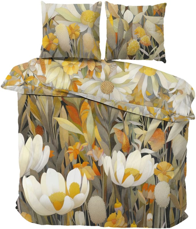 iSleep Dekbedovertrek Tessa - Eenpersoons - 140x200/220 cm - Multi