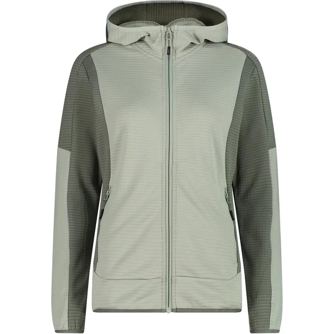 Dames fleece met capuchon CMP Grid Tech