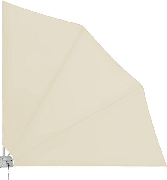 Deuba Balkonscherm - Vouwbaar 140x140cm Weerbestendig - Beige