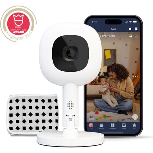 Nanit Pro Kamera Babyphone mit App und Flex-Ständer