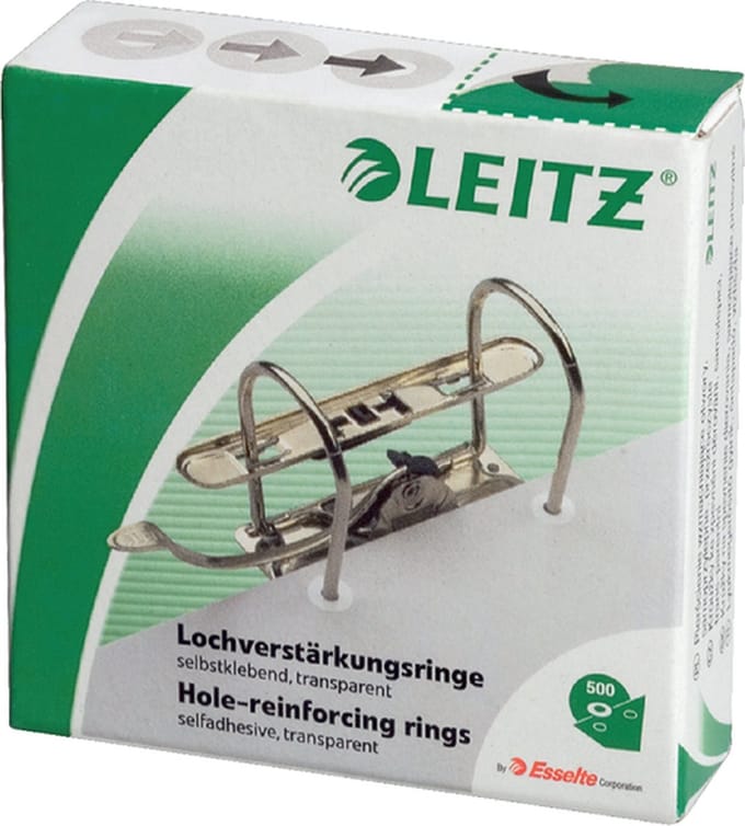 Versterkingsringen leitz 1706 plastic | 10 stuks