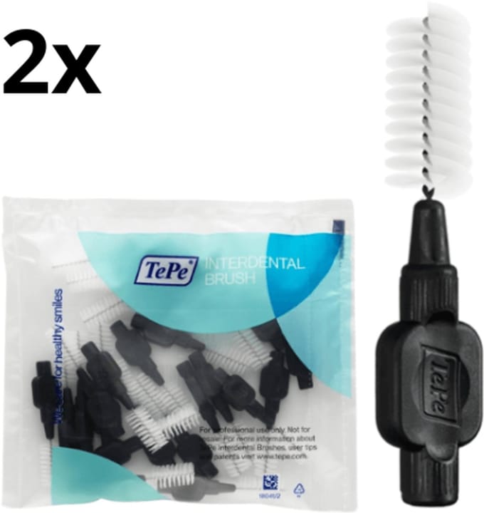 TePe Ragers Zwart - 2 x 25 stuks - Voordeelverpakking