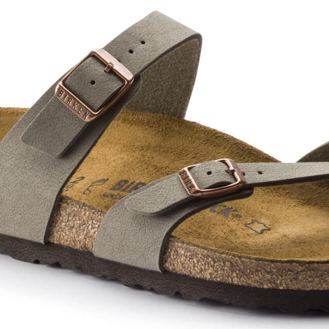 Birkenstock Mayari BFBC Regular Dames Slippers - Stone - Maat 37