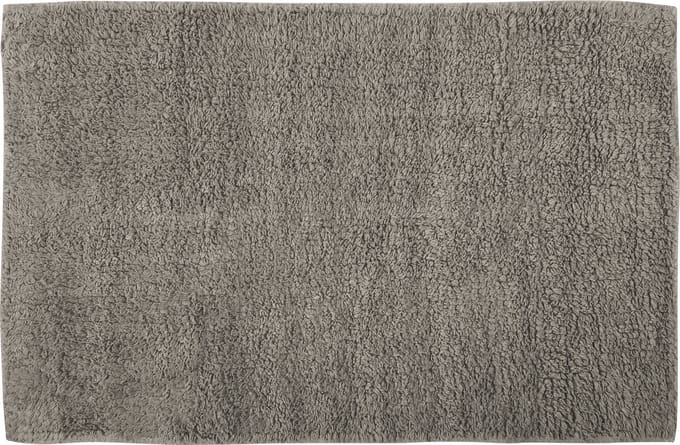 MSV Badkamerkleedje/badmat - voor op de vloer - taupe - 45 x 70 cm - polyester/katoen