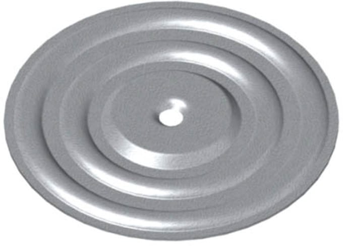 Eurofast drukverdeelplaat Ø 70 x 0.5 mm N5 vlak 100 stuks