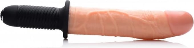 XR Brands - Master Series - Onslaught 13 Mode XL Dildo Thruster - Flesh