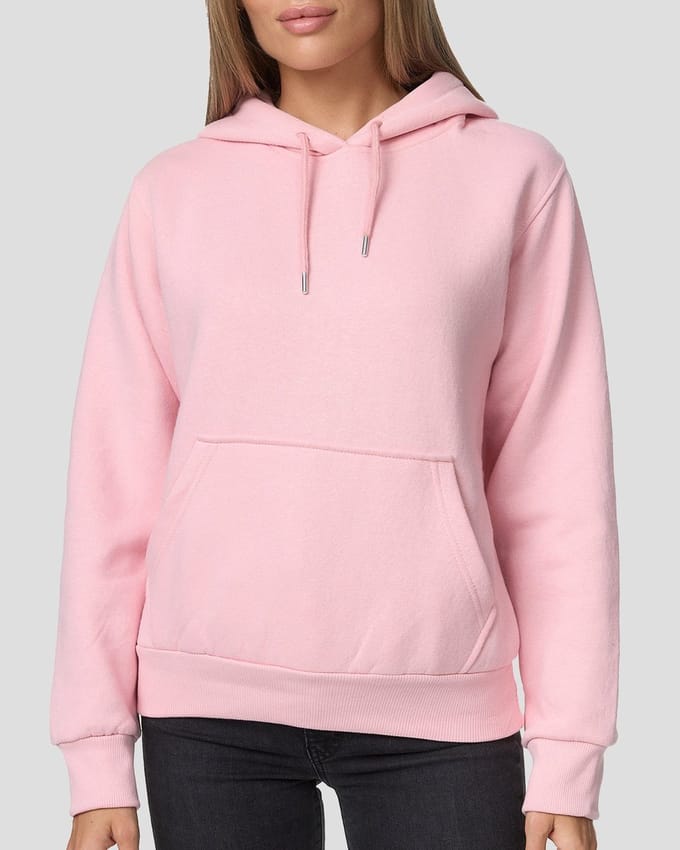 Smith & Solo Hoodie Dames - Sweatshirt Dames Met Capuchon - Katoen - Roze S
