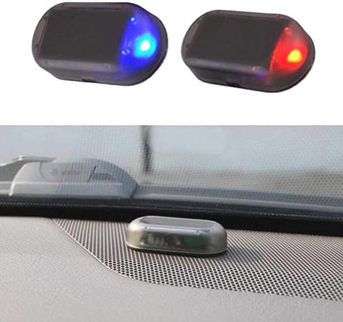 Dummy LED Alarminstallatie voor Auto - Simulatie en Diefstalbeveiliging