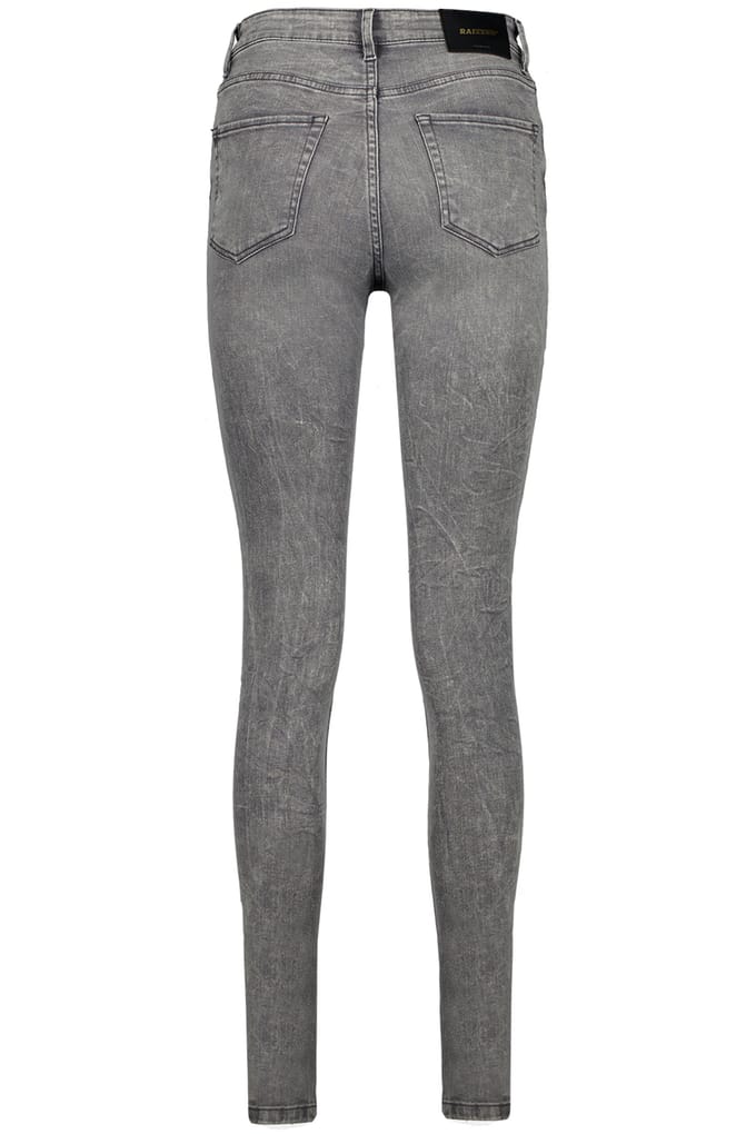 RAIZZED Blossom Jeans Light Grey Stone Maat: W26 | Skinny Jeans Outlet | Dames | Grijs