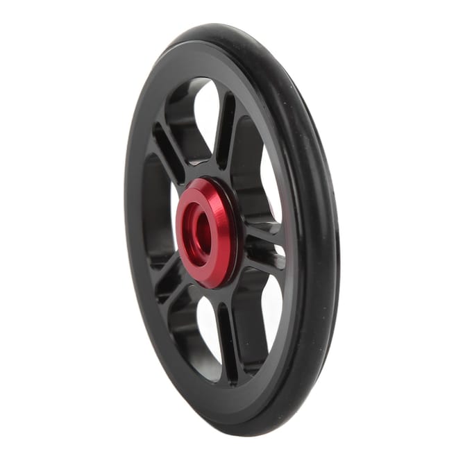 Vouwfiets Easywheel Aluminiumlegering Hulpwiel CNC Snijden voor Brompton 6cm black