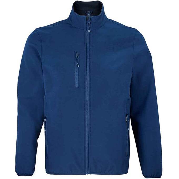 SOLS Heren Falcon Soft Shell Jas (Afgrond blauw)