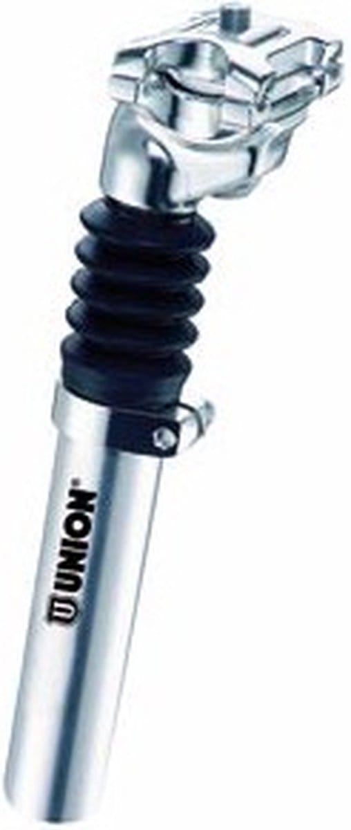 Fiets Union zadelpen verend ATB 27.2 x 350 zilver