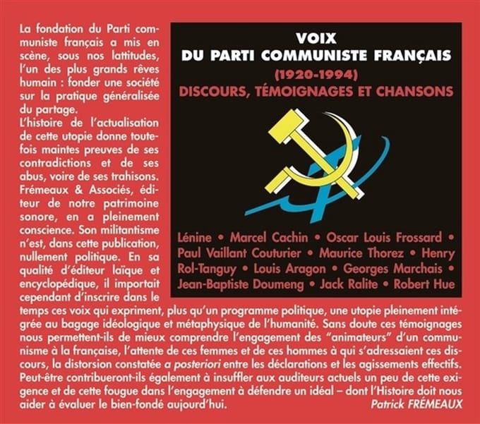 Various Artists - Temoignages Historiques (1920-1994) (CD)