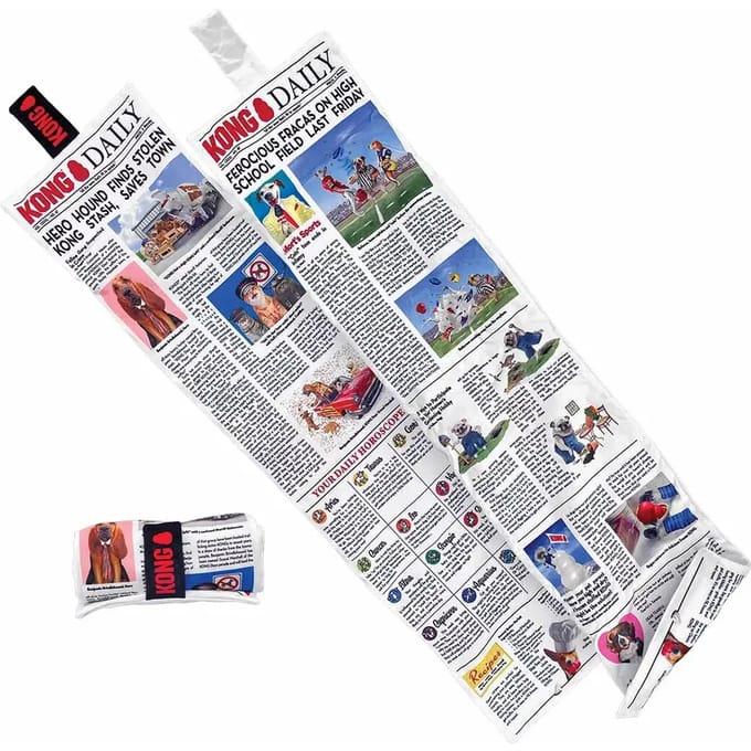 Pluche voor honden Kong Daily Newspaper