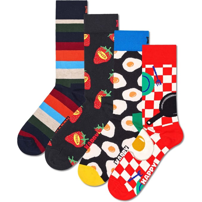Happy Socks - 4-Pack Food Socks Gift Set - Dames - Sokken