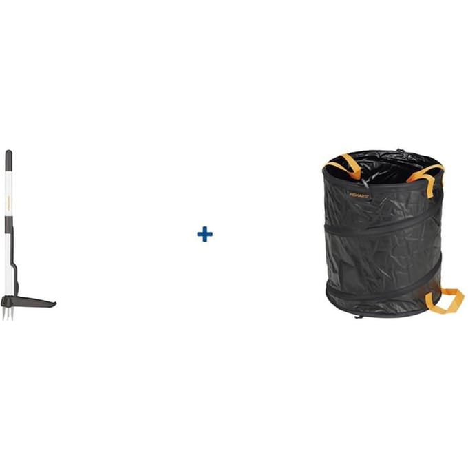Fiskars light met gratis popup zak 56 l