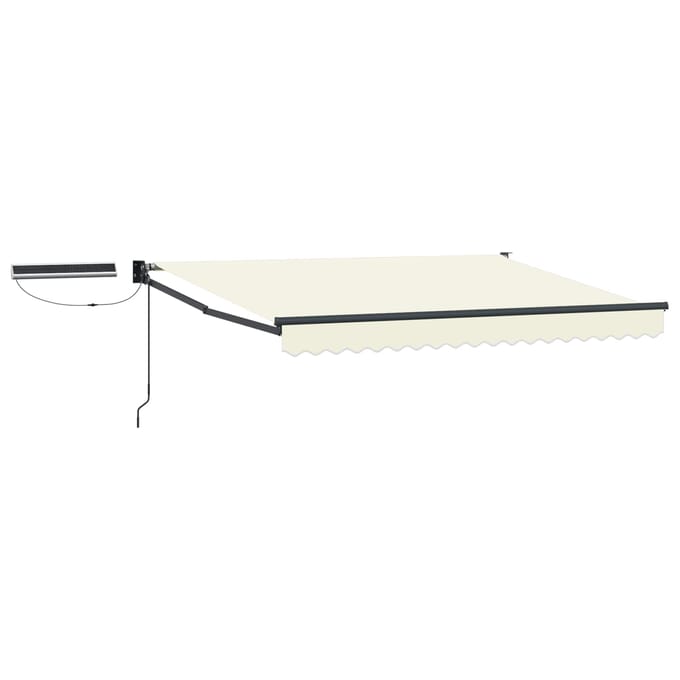 vidaXL - Elektrisch - Uitschuifbare - Zonneluifel - 3,5 - x - 2,5 - m