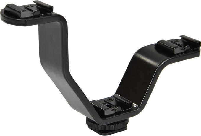 Y-beugel camera - Accessoire houder - Verlichtingsmontage - Drievoudige montagepunten - 54 gram - Zwart