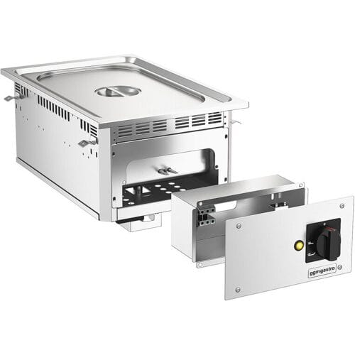 GGM Gastro Elektro Einbau Bain-Marie - 1,5 kW - 1x GN 1/1 - mit Ablasshahn