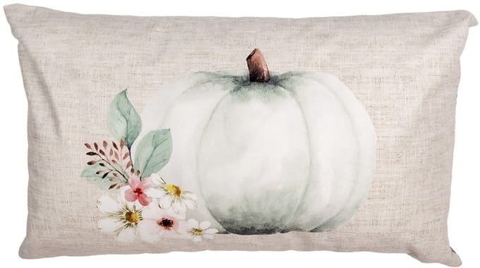 Clayre & Eef Sierkussen Overig Beige Synthetisch Pompoen Herfst decoratie
