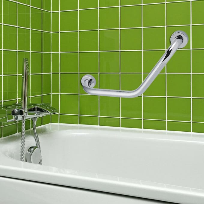 Verdikte RVS Badkamer Badkuip Handgreep Veiligheid Leuning voor Bad Douche Toilet zwart