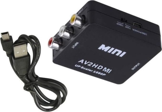 Go Go Gadget - AV to HDMI converter - Zwart