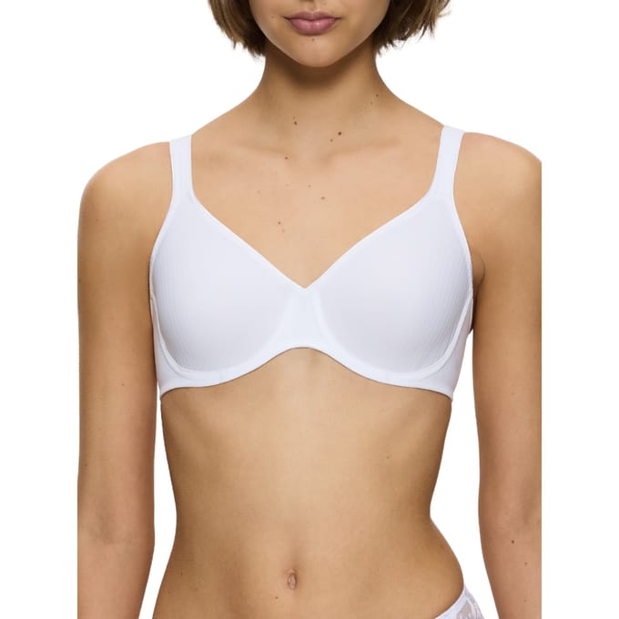 Triumph Modern Soft + Cotton W Dames Beha - WHITE - Maat B080