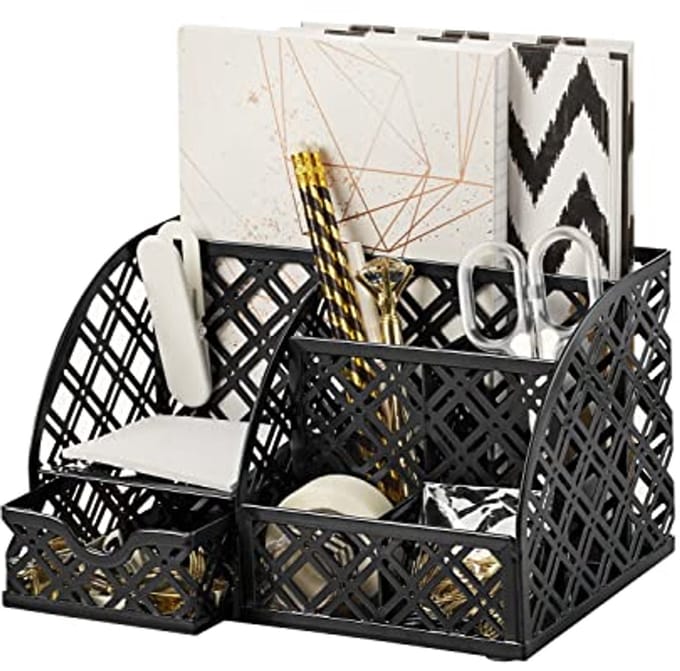 Multifunctionele Desk Organizer met 7 Compartimenten voor Kantoor en Thuis