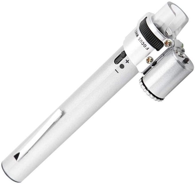 Shopcentral - Mini Handheld Pocket Pen Microscoop - 100x Vergroting