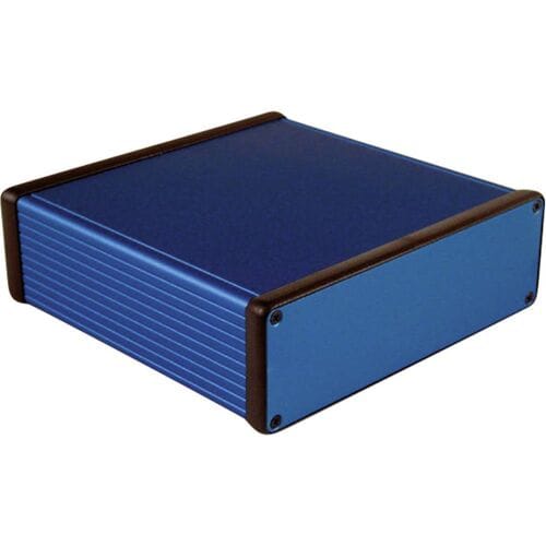 Hammond Electronics 1455T1601BU Universele behuizing 160 x 165 x 51.5 Aluminium Blauw 1 stuk(s)