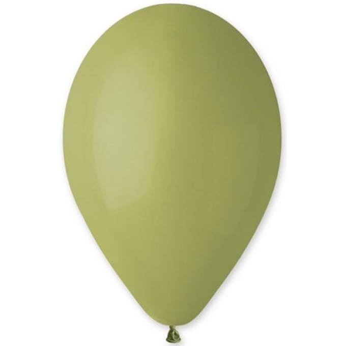 Ballons G110 Pastel 12 - Vert Olive 98/ 100