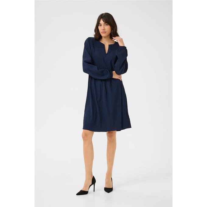 Jurk A-shape dark blue