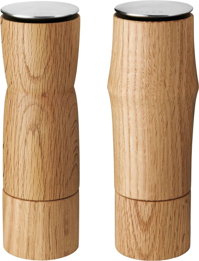 Stelton - Storm Zout- en pepermolen, Eik