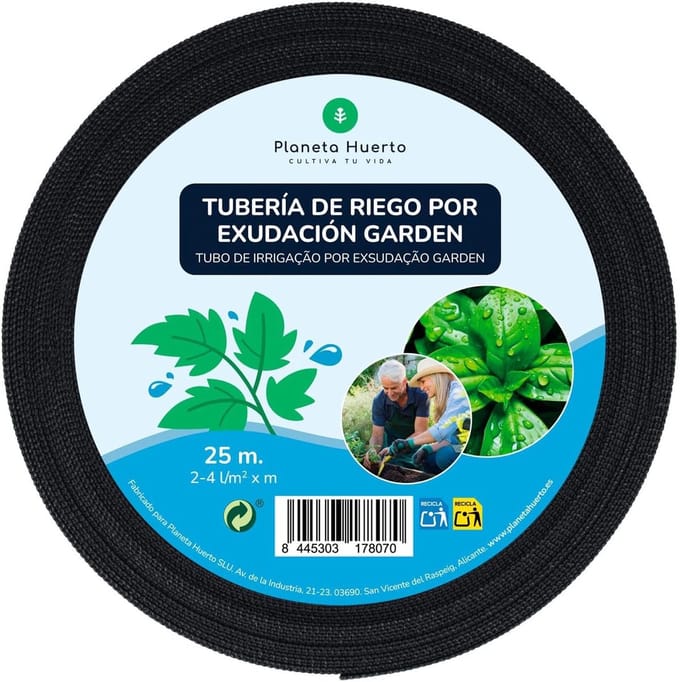 Exsudatierol - Irregatieslang - Efficiënt Tuinieren - Diepte tot 30cm - 25 meter