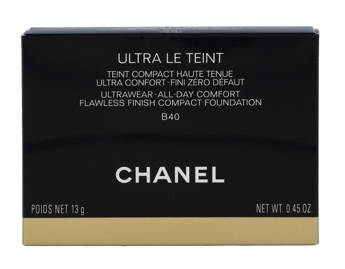 Chanel Langhoudende Uiterst Comfortabele Compacte Foundation Met Perfecte Finish Chanel - Ultra Le Teint Langhoudende Uiterst Comfortabele Compacte Foundation Met Perfecte Finish B40