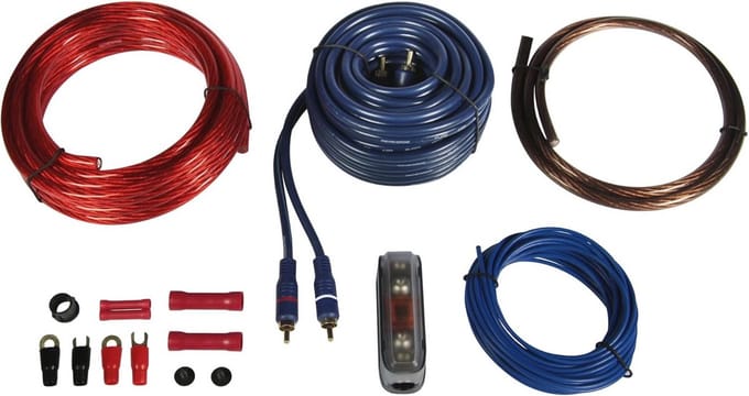 Kabelset versterker aansluitset 10mm² met accessoires