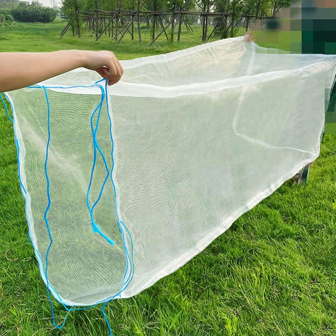 Grote Opbergnetzak Multifunctioneel Zware Kwaliteit Grote Geweven Netzak van Nylon voor Waterflessen Blikjes 2.4x1.4m 35kg Load gray
