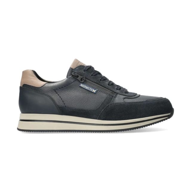 Mephisto Gilford - heren sneaker - Blauw - maat 46 (EU) 11 (UK)