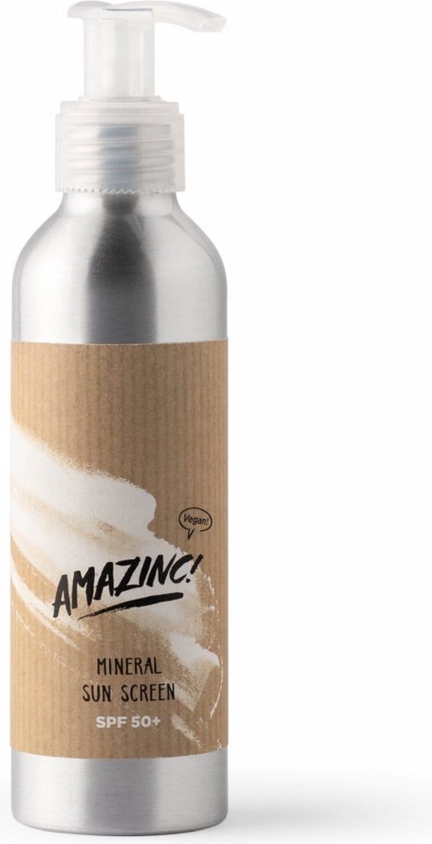 Amazinc! Mineral Sunscreen SPF50 | Reef Safe | Duurzaam | Zero Waste | Vegan | Non-nano