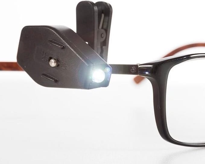 Presence Light 360º Ledclip voor Bril