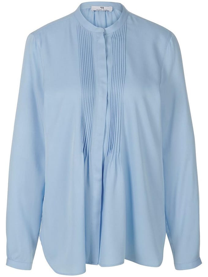 Blouse Van Peter Hahn blauw