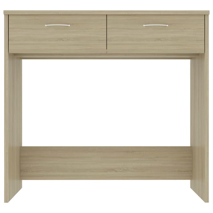 vidaXL - Bureau - 80x40x75 - cm - bewerkt - hout - sonoma - eikenkleurig