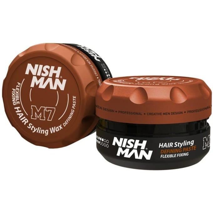 Nishman M7 Pâte Pommade Fixation Flexible Définition pour Cheveux 100 ml