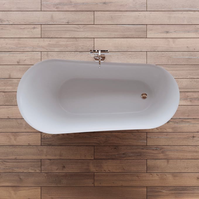 SPALINA - Vrijstaand bad - Jazz 170 blanche, 170 x78 x78 cm, Wit